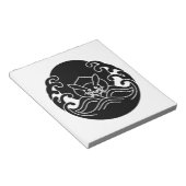 Wave Mond Kaninchen Notizblock (angewinkelt)