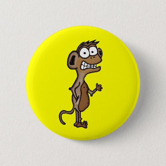 Wave Monkey Button (Vorderseite)
