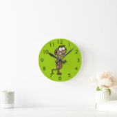 Wave Monkey Runde Wanduhr (Zuhause)