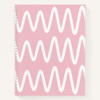 Wave No. 3 - Notebook (Ballet Pink) Notizblock