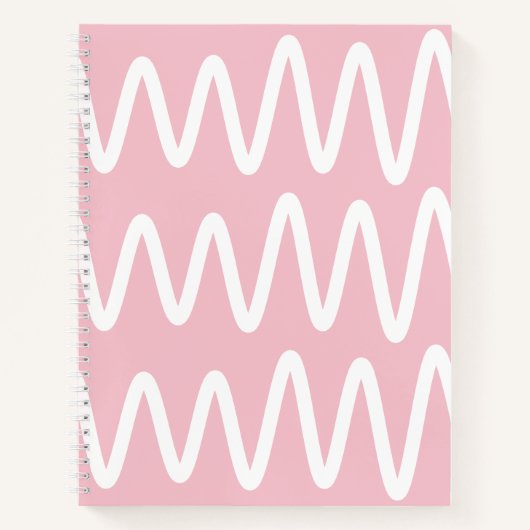 Wave No. 3 - Notebook (Ballet Pink) Notizblock (Vorderseite)