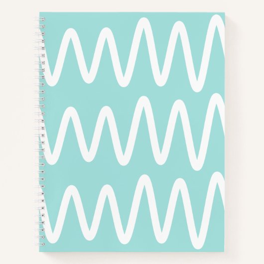 Wave No. 3 - Notebook (Mint) Notizblock (Vorderseite)