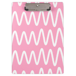 Wave No. 6 - Clipboard (Flamingo Pink) Klemmbrett