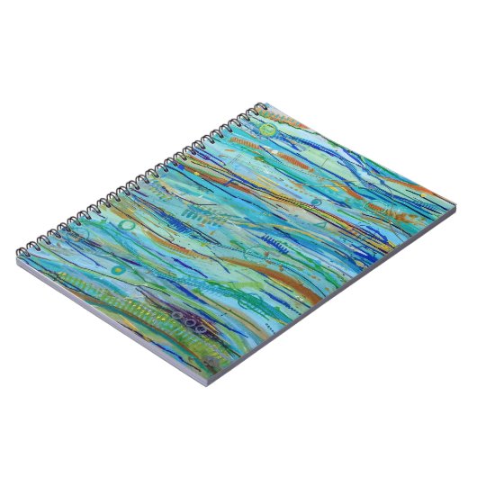 Wave-Notebook Notizblock (Linke Seite)