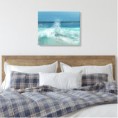 Wave Ocean Scene Blue Sky Beach Dekoration Leinwanddruck (Insitu (Schlafzimmer))