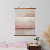 Wave of Form Wandteppich Mit Holzrahmen (Schlafzimmer)