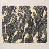 Wave Pattern Küstenstil Sherpadecke (Vorderseite (Horizontal))