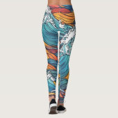 Wave Pattern Leggings (Rückseite)