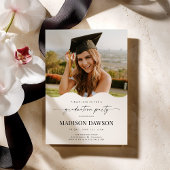 Wave Photo Graduation Party Invite Announcement Einladung