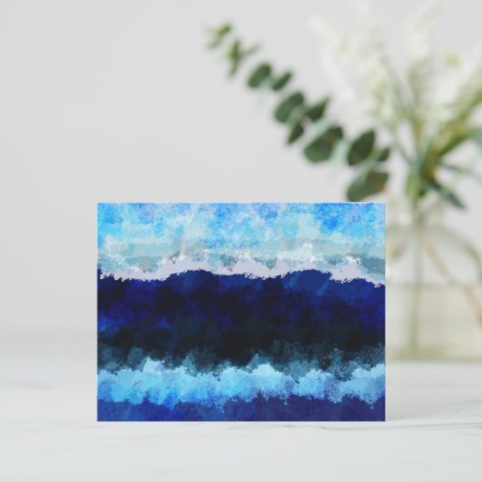 Wave Postcard Postkarte (Stehend Vorderseite)
