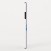 Wave reitet Hund auf Surfbrett mit Happy Mops Case-Mate iPhone Hülle (Hinten/Rechts)