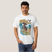 Wave Rider German Kurzhaarsurfing T-Shirt (Vorne ganz)