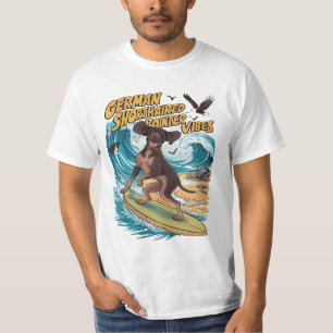 Wave Rider German Kurzhaarsurfing T-Shirt
