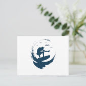 Wave Rider Postkarte (Stehend Vorderseite)