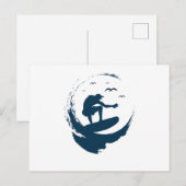 Wave Rider Postkarte (Vorne/Hinten)