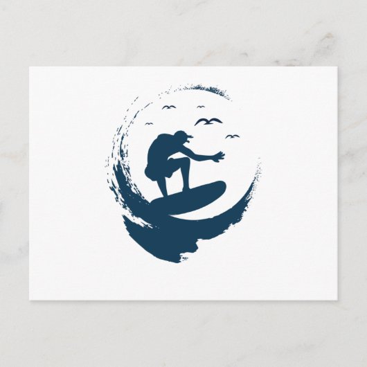 Wave Rider Postkarte (Vorderseite)