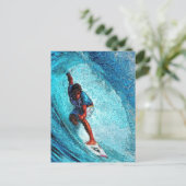 WAVE RIDER POSTKARTE (Stehend Vorderseite)