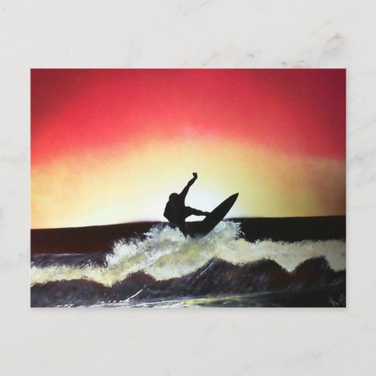 Wave Rider Postkarte (Vorderseite)