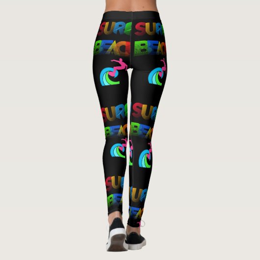Wave Rider Surf Leggings (Rückseite)