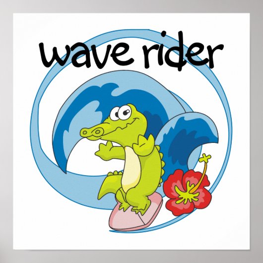 Wave Rider T Shirts und Geschenke Poster (Vorne)