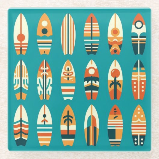 Wave Riders Glasuntersetzer (Vorderseite)