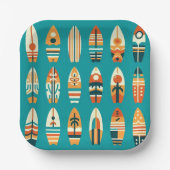 Wave Riders Pappteller (Vorderseite)