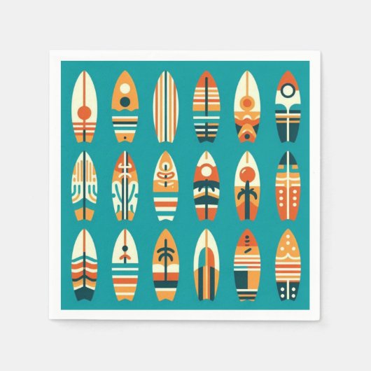 Wave Riders Serviette (Vorderseite)