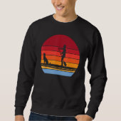 Wave riding SUP with dog stand up paddle dog cool Sweatshirt (Vorderseite)