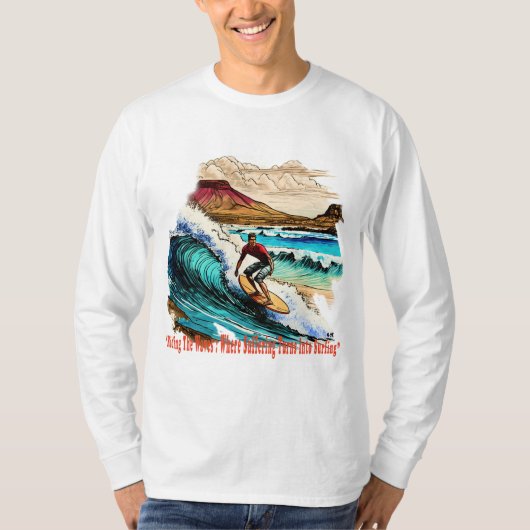 Wave Riding T-Shirt (Vorderseite)