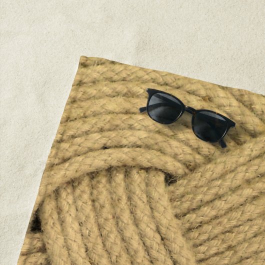 Wave Rope Ocean Plait KNBOOT Deck Strandtuch (Beispiel)