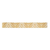 Wave Sea Gold Glitzer Boho Popular Collection Satinband (Vorderseite)