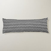 Wave Stripes Zickzack Muster Seitenschläferkissen (Rückseite)