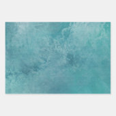 Wave Sublimierung | Nautical Tidal Water Blue Gree Geschenkpapier Set (Vorderseite 2)