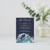 Wave Sublimierung | Nautische Gezeitenwasserdetail Begleitkarte (Stehend Vorderseite)