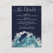 Wave Sublimierung | Nautische Gezeitenwasserdetail Begleitkarte (Vorderseite)