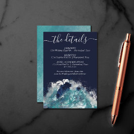 Wave Sublimierung | Nautische Gezeitenwasserdetail Begleitkarte