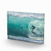 Wave, Surfer, schöne Landschaft Fotoblock (Rechts)