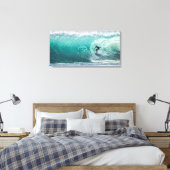 Wave, Surfer, schöne Landschaftskanvas drucken Leinwanddruck (Insitu (Schlafzimmer))