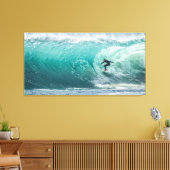 Wave, Surfer, schöne Landschaftskanvas drucken Leinwanddruck (Insitu (Wohnzimmer))