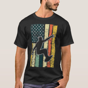 Wave Surfsurf Surf Ride Wakesurf USA Flag G T-Shirt