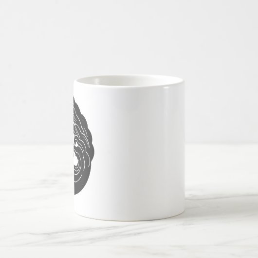Wave Tasse mit Kanji (Mittel)