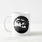 Wave Tasse mit Kanji (Links)