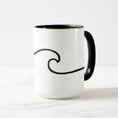 Wave-Tasse Tasse (VorderseiteRechts)