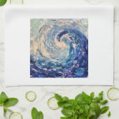 Wave Tea Handtuch (Gefaltet)