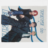 Wave to Earth Fanart Fleecedecke (Vorderseite (Horizontal))