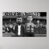 Wave To The Camera - Large Poster (Vorne)