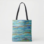 Wave Tote Bag Tasche (Vorderseite)