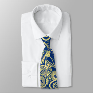 Wave Trip Floral Paisley Zwei-Seiten-Printed Krawatte