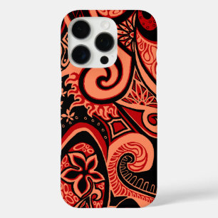 Wave Trip Vintage psychedelisches florales Paisley iPhone 16 Pro Hülle