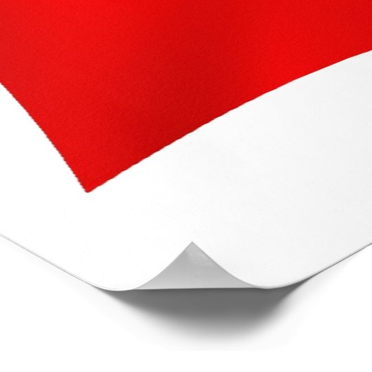 Wave UAE Flag Poster (Ecke)